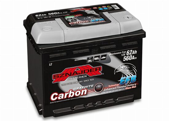 Akumulators 62AH SZNAJDER START-STOP EFB